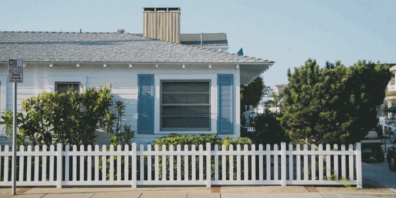 House and fence